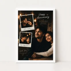 Customized Birthday Frame for Husband white main