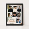 Customized Boyfriend Birthday Frame with Photo | Personalized Birthday Gift Frame 16 Customized Boyfriend Birthday Frame with Photo black main