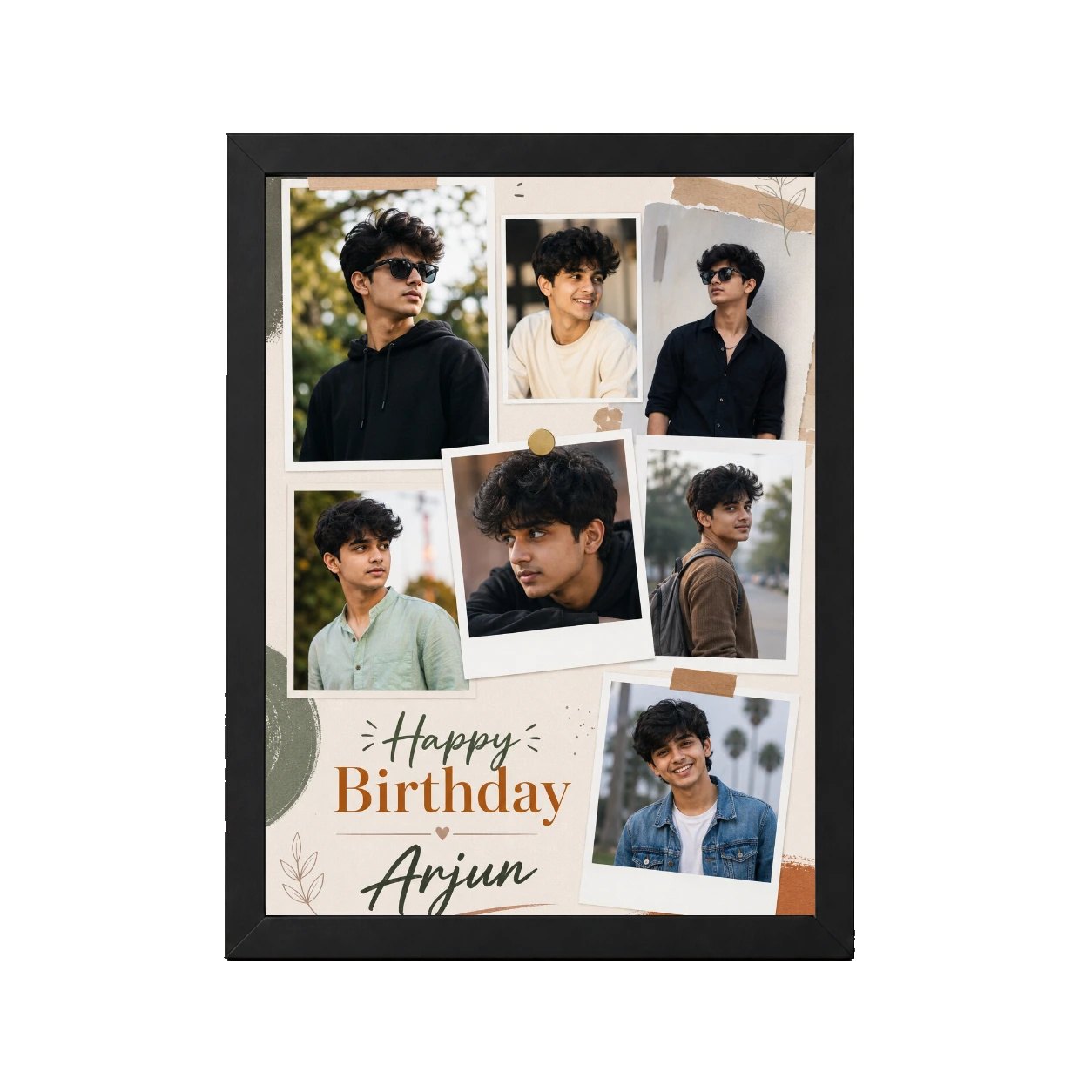 Customized Boyfriend Birthday Frame with Photo | Personalized Birthday Gift Frame 1 Customized Boyfriend Birthday Frame with Photo | Personalized Birthday Gift Frame