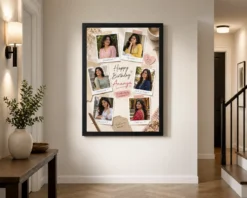 Alternative view of Girlfriend Birthday Photo Frame Polaroid Style | Personalized Birthday Gift Frame