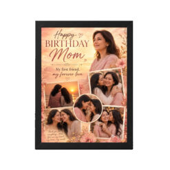 Happy Birthday Mom Photo Frame | Personalized Birthday Gift Frame