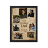 Happy Birthday Papa Photo Frame | Personalized Birthday Gift Frame 16 Happy Birthday Papa Photo Frame black main white bg