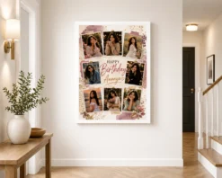 Happy Birthday Photo Frame with Custom Name | Personalized Birthday Gift Frame 13 Happy Birthday Photo Frame with Custom Name white 2