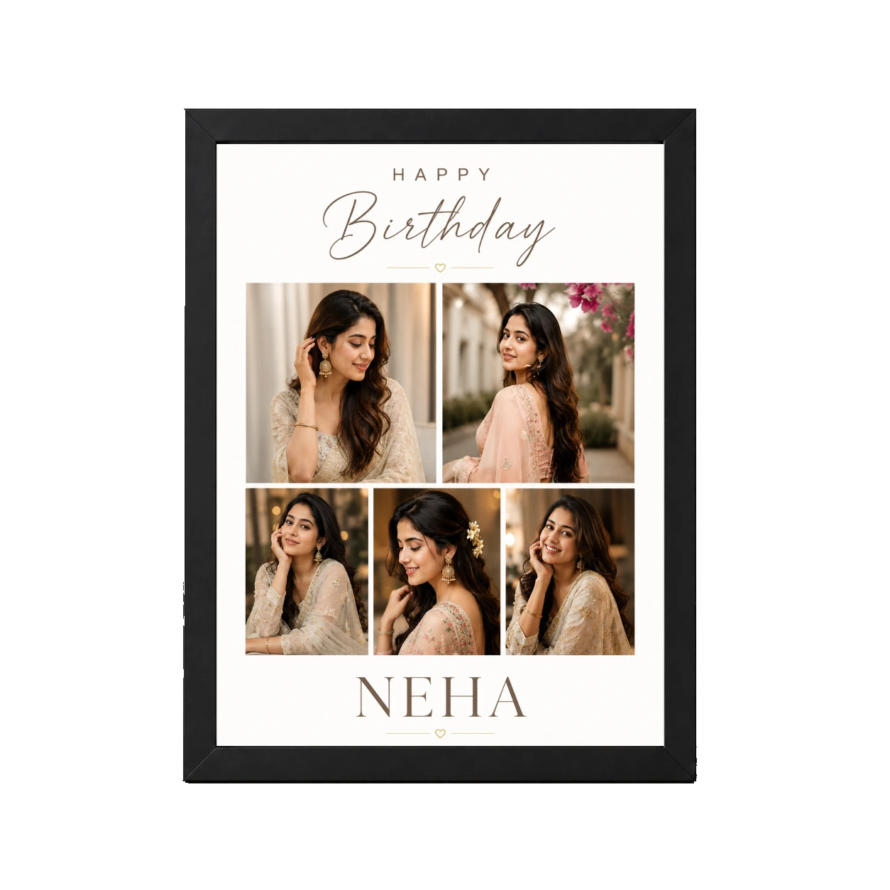 Happy Birthday Wife Photo Frame | Personalized Birthday Gift Frame 1 Happy Birthday Wife Photo Frame | Personalized Birthday Gift Frame