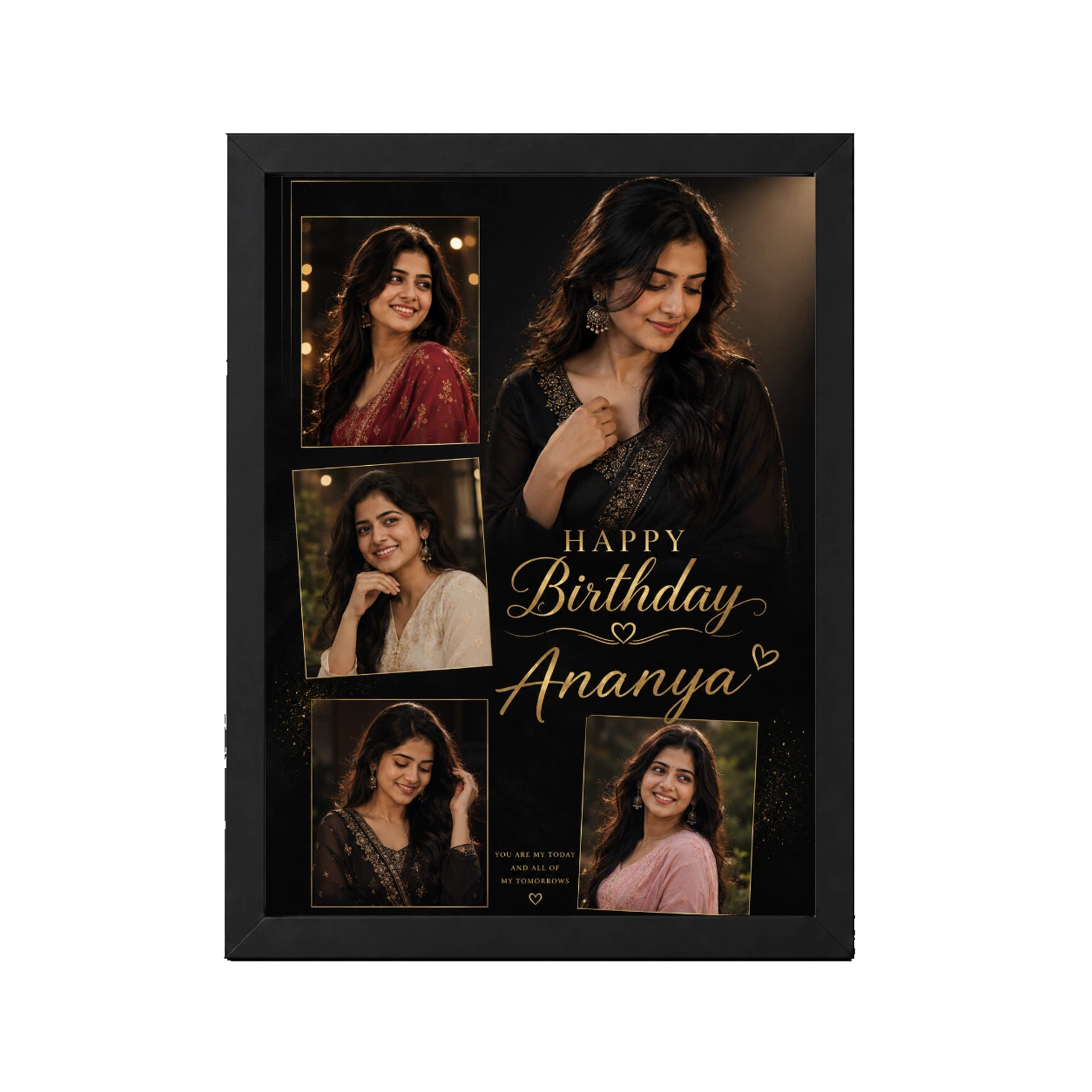 Happy Birthday Wife Photo Frame Elegant Theme | Personalized Birthday Gift Frame 1 Happy Birthday Wife Photo Frame Elegant Theme | Personalized Birthday Gift Frame
