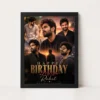 Husband Birthday Photo Frame black main