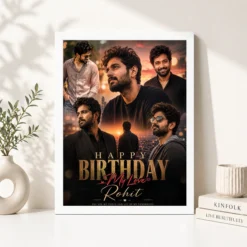 Husband Birthday Photo Frame white 4