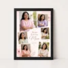 Mom Birthday Photo Frame black main