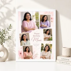 Mom Birthday Photo Frame | Personalized Birthday Gift Frame 15 Mom Birthday Photo Frame white 4
