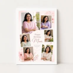 Mom Birthday Photo Frame | Personalized Birthday Gift Frame 12 Mom Birthday Photo Frame white main