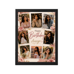 Personalized Birthday Photo Frame with Name and Photo | Personalized Birthday Gift Frame