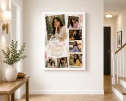 Personalized Birthday Table Photo Frame with 6 Photos | Personalized Birthday Gift Frame 13 Personalized Birthday Table Photo Frame with 6 photos white 2