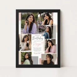 Personalized Love Birthday Photo Frame | Personalized Birthday Gift Frame