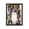 Personalized Love Birthday Photo Frame black main white bg
