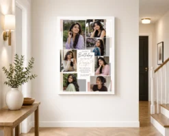 Personalized Love Birthday Photo Frame white 2