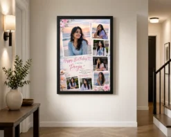 Alternative view of Romantic Birthday Photo Frame for Girlfriend | Personalized Birthday Gift Frame