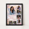 Romantic Birthday Photo Frame for Girlfriend black main