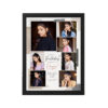 Romantic Birthday Photo Frame for Girlfriend Style 2 | Personalized Birthday Gift Frame 16 Romantic Birthday Photo Frame for Girlfriend copy black main white bg