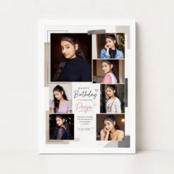Romantic Birthday Photo Frame for Girlfriend copy white main