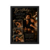 Romantic Photo Frame for Husband Birthday | Personalized Birthday Gift Frame 17 Romantic Photo Frame for Husband Birthday black main white bg