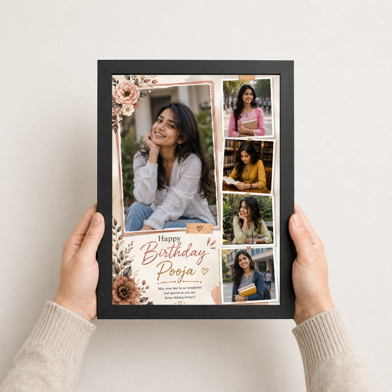 Wife Birthday Photo Frame | Personalized Birthday Gift Frame 3 Wife Birthday Photo Frame | Personalized Birthday Gift Frame - Image 3