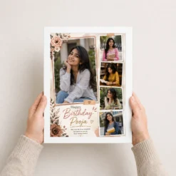 Wife Birthday Photo Frame | Personalized Birthday Gift Frame 14 Wife Birthday Photo Frame white 3