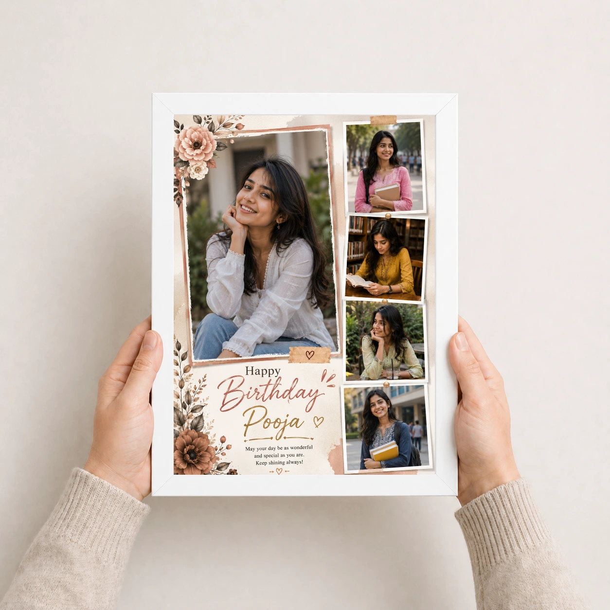 Wife Birthday Photo Frame | Personalized Birthday Gift Frame 7 Wife Birthday Photo Frame | Personalized Birthday Gift Frame - Image 7