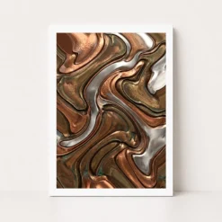 Abstract Metallic Copper Bronze Silver Luxury Premium Art Photo Frame 13 abstract metallic copper bronze silver luxury premium art 17 white main