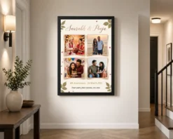 Alternative view of Anniversary Collage 4 Photos Memories Love Story Photo Frame