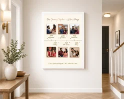 Anniversary Collage 6 Photos Journey Timeline Romantic Photo Frame 13 anniversary collage 6 photos journey timeline romantic photo frame 01 white 2