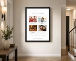 Alternative view of Anniversary Polaroid Film Strip Couple Memories Retro Photo Frame