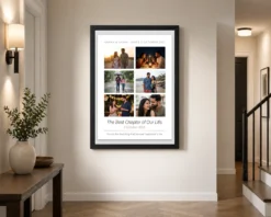 Alternative view of Best Couple Photo Frame Black Gold Stylish Premium Photo Frame