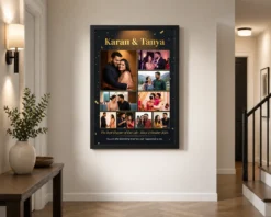 Alternative view of Best Couple Photo Frame Elegant Floral Love Keepsake Photo Frame