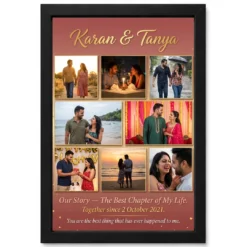 Best Couple Photo Frame Romantic Premium Love Art Gift Photo Frame