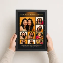 Best Friends Collage Photo Frame Pastel Candid Memories Photo Frame 10 best friends collage photo frame pastel candid memories photo frame 02 black 3