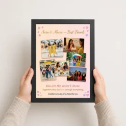 Best Friends Collage Photo Frame Vibrant Memories Fun Photo Frame 10 best friends collage photo frame vibrant memories fun photo frame 01 black 3