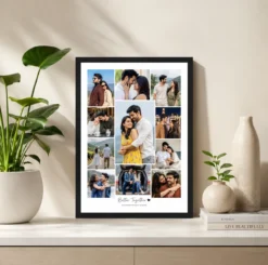 Alternative view of Better Together Every Moment 11 Photo Couple Collage Frame