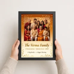 Big Family Photo Frame Warm Earthy Large Wall Art Photo Frame 10 big family photo frame warm earthy large wall art photo frame 01 black 3