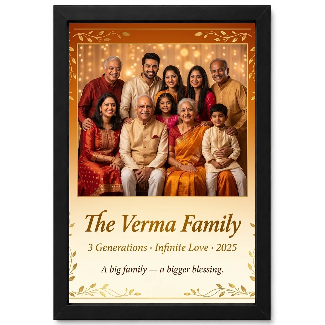 Big Family Photo Frame Warm Earthy Large Wall Art Photo Frame 1 Big Family Photo Frame Warm Earthy Large Wall Art Photo Frame