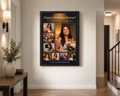 Alternative view of Birthday Collage Frame Design Pastel Festive Memories Photo Frame