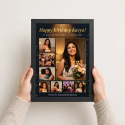 Birthday Collage Frame Design Pastel Festive Memories Photo Frame 10 birthday collage frame design pastel festive memories photo frame 02 black 3