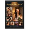 birthday collage frame design pastel festive memories photo frame 02 black main