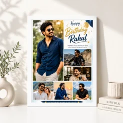 Birthday Frame for Husband Multi Photo Balloon Theme 15 birthday frame for husband multi photo balloon theme white 4