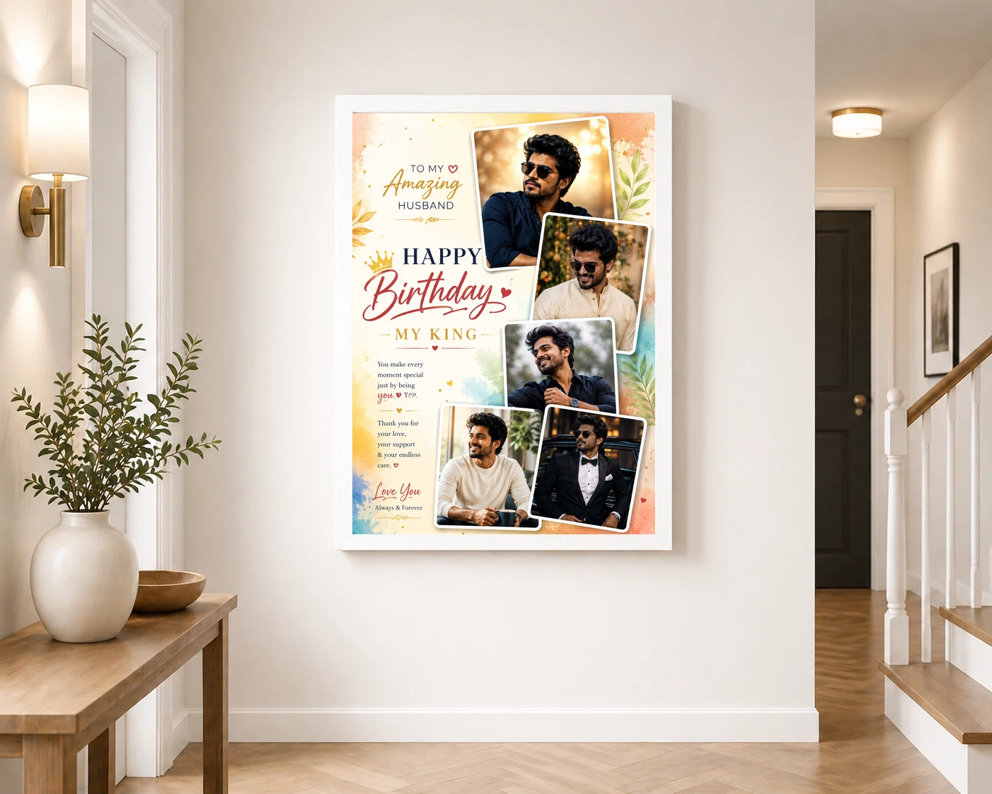 Birthday Frame Husband Wife Love Quote Multi Photo 6 Birthday Frame Husband Wife Love Quote Multi Photo - Image 6