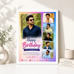birthday gift for boyfriend photo frame romantic couple white 4