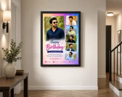 Alternative view of Birthday Gift for Husband Photo Frame Romantic Couple