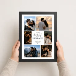 birthday gift husband photo frame special memories black 3