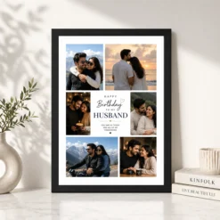 birthday gift husband photo frame special memories black 4