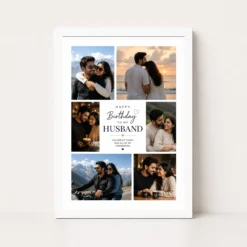 birthday gift husband photo frame special memories white main