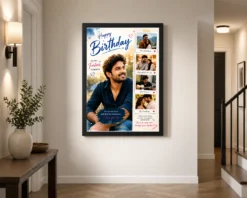 Alternative view of Birthday Photo Frame for Boyfriend Forever Person Design